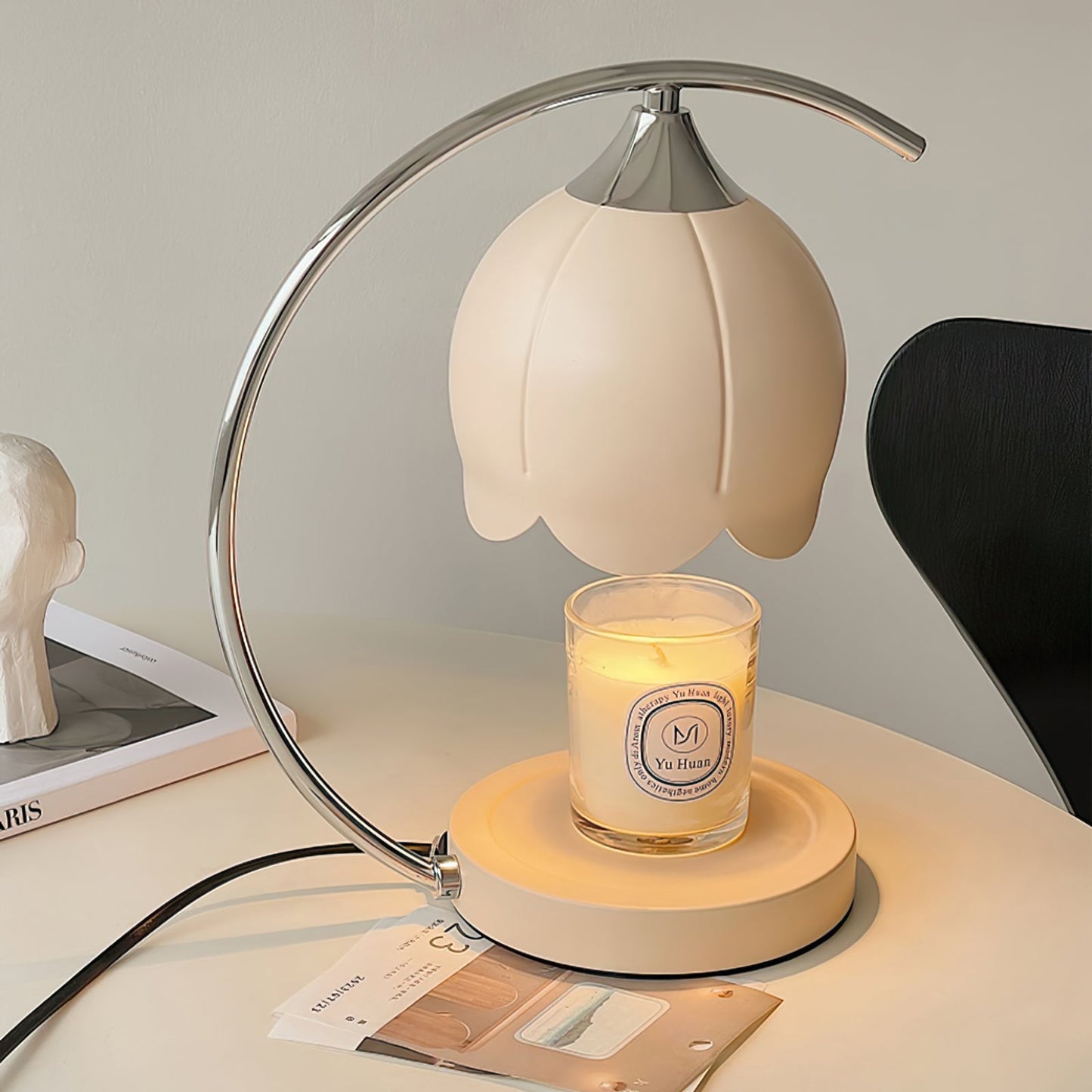 Blomsterlys - Bordlampe