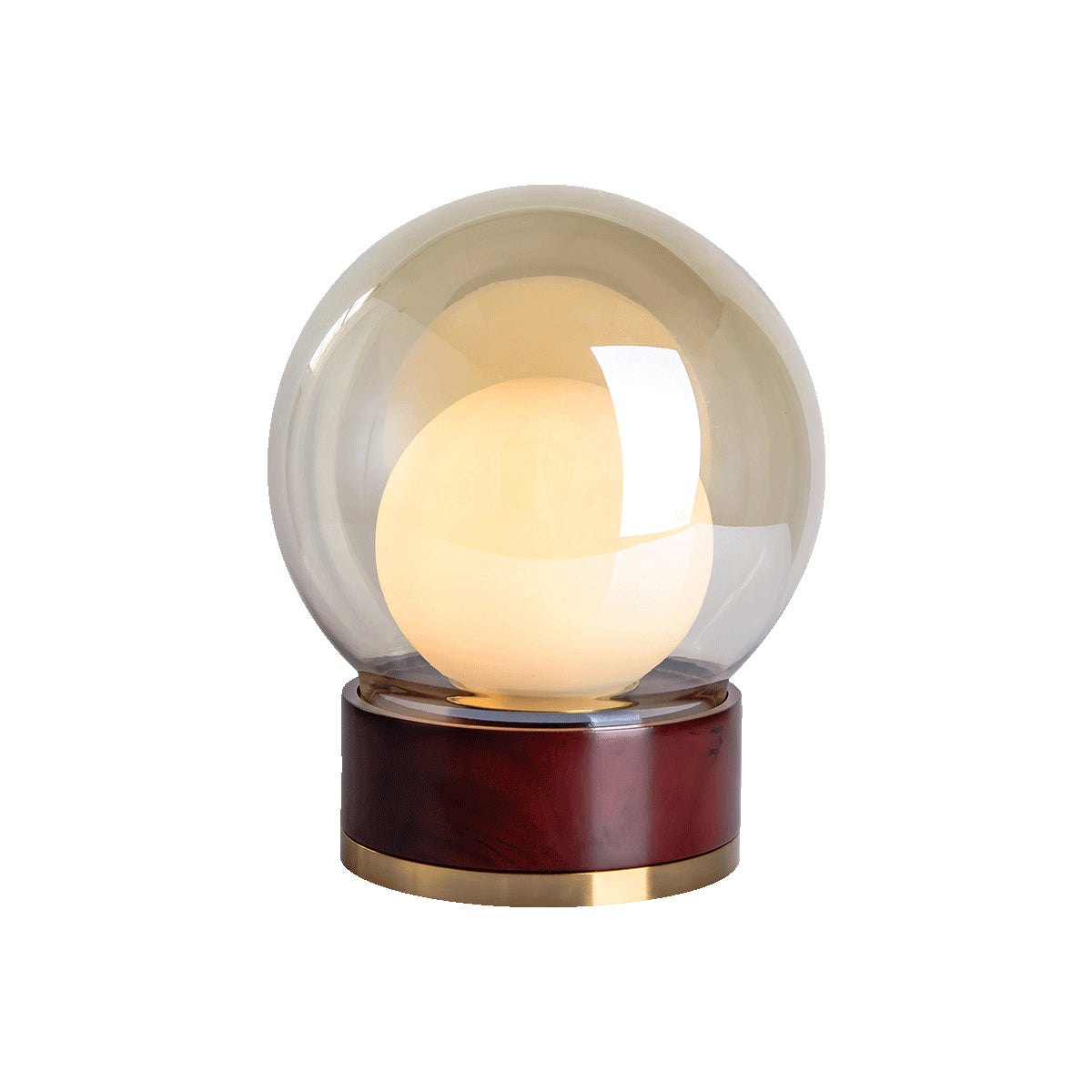 BouleLuxe - Bordlampe med geometrisk stil og varm atmosfære