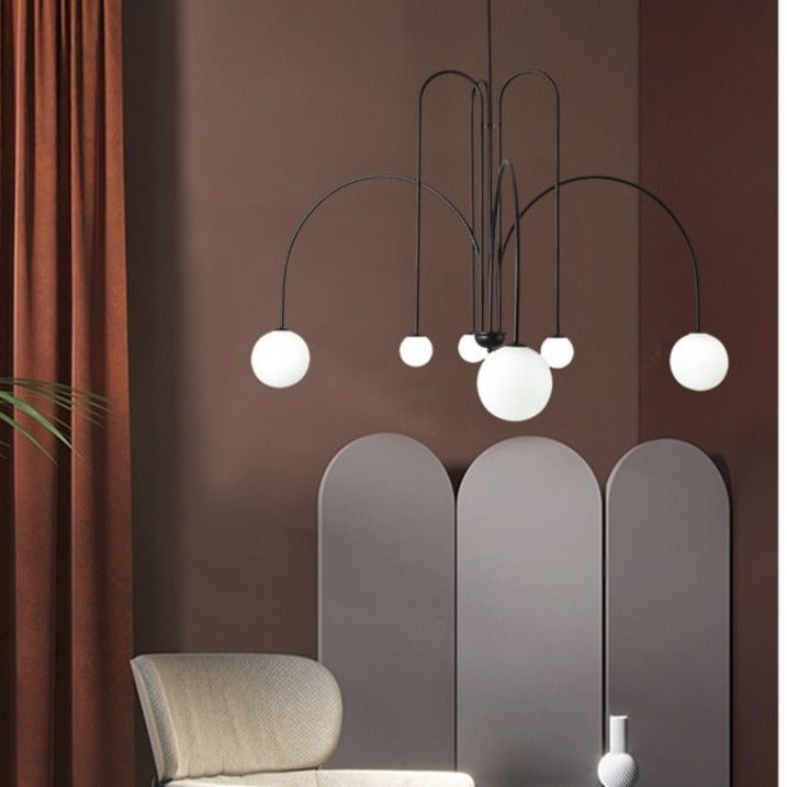 BoogLicht - Modern Pendant Chandelier with Stylish Curves
