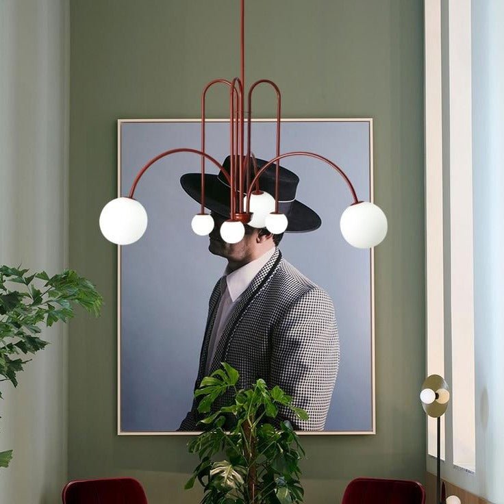 BoogLicht - Modern Pendant Chandelier with Stylish Curves