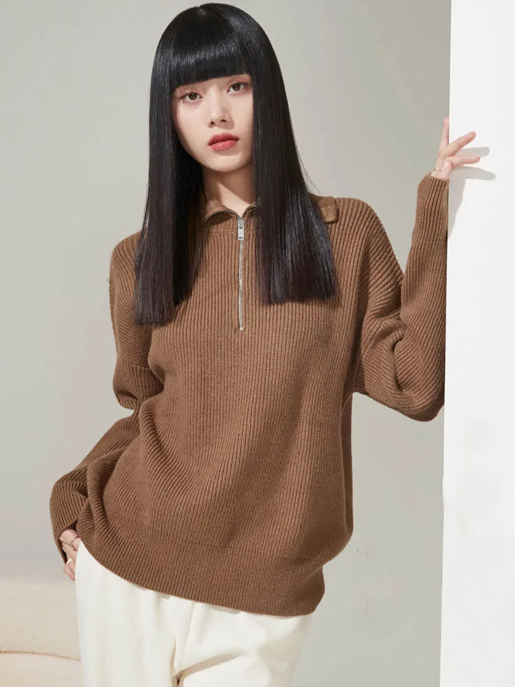 CashmereZip - Elegant Jumper