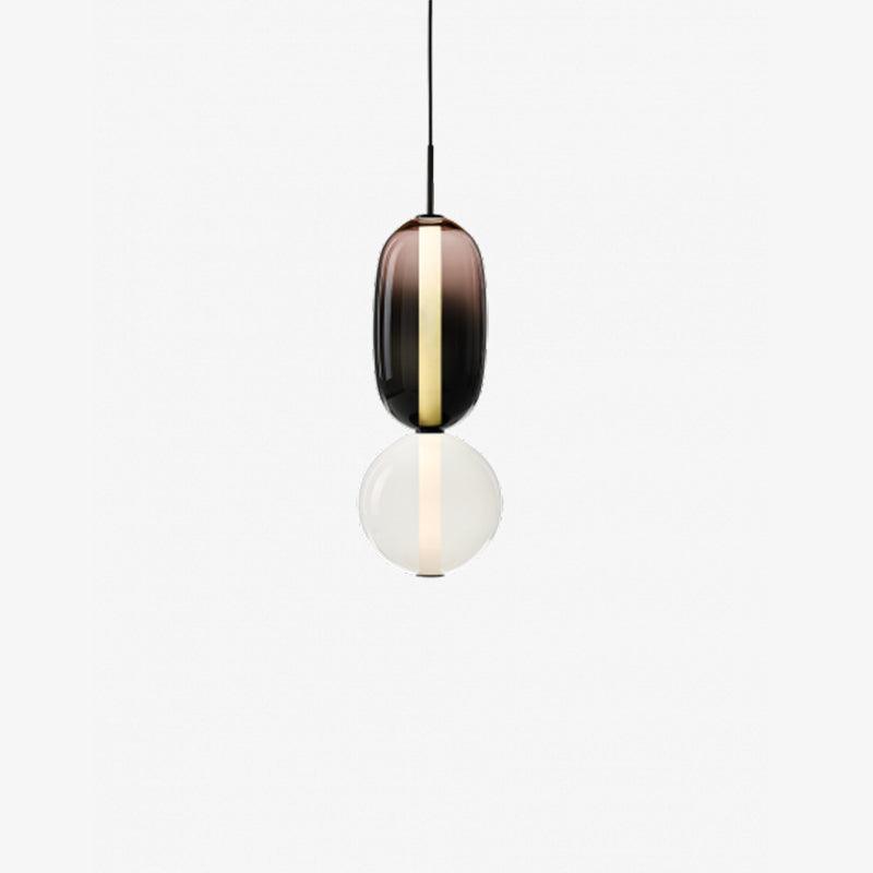 Pendant Light Made of Candied Glass