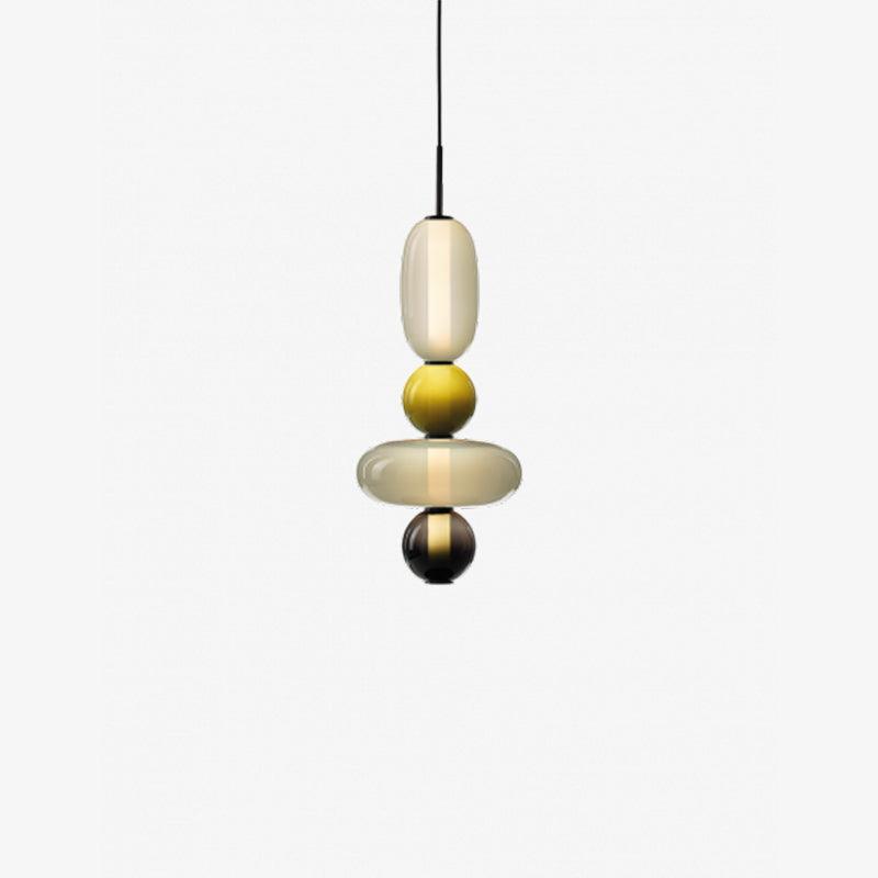 Pendant Light Made of Candied Glass