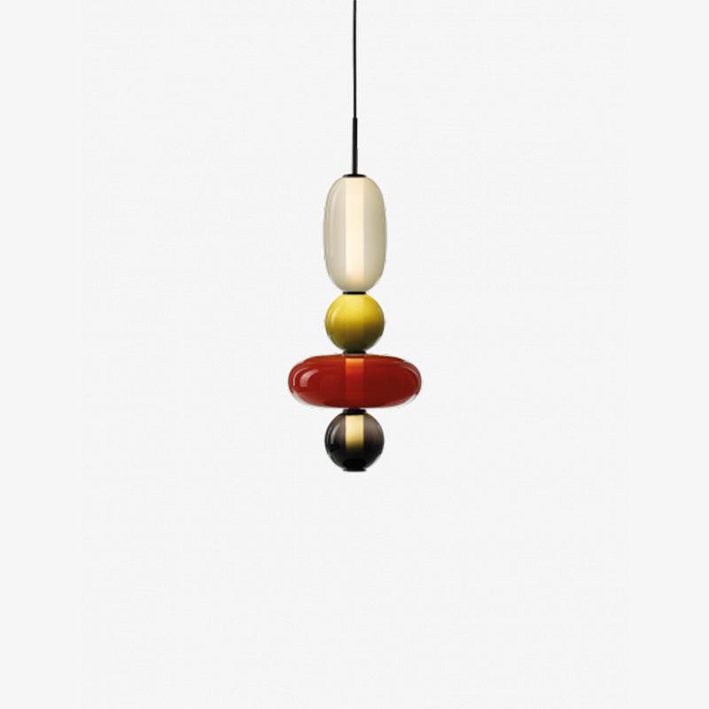 Pendant Light Made of Candied Glass