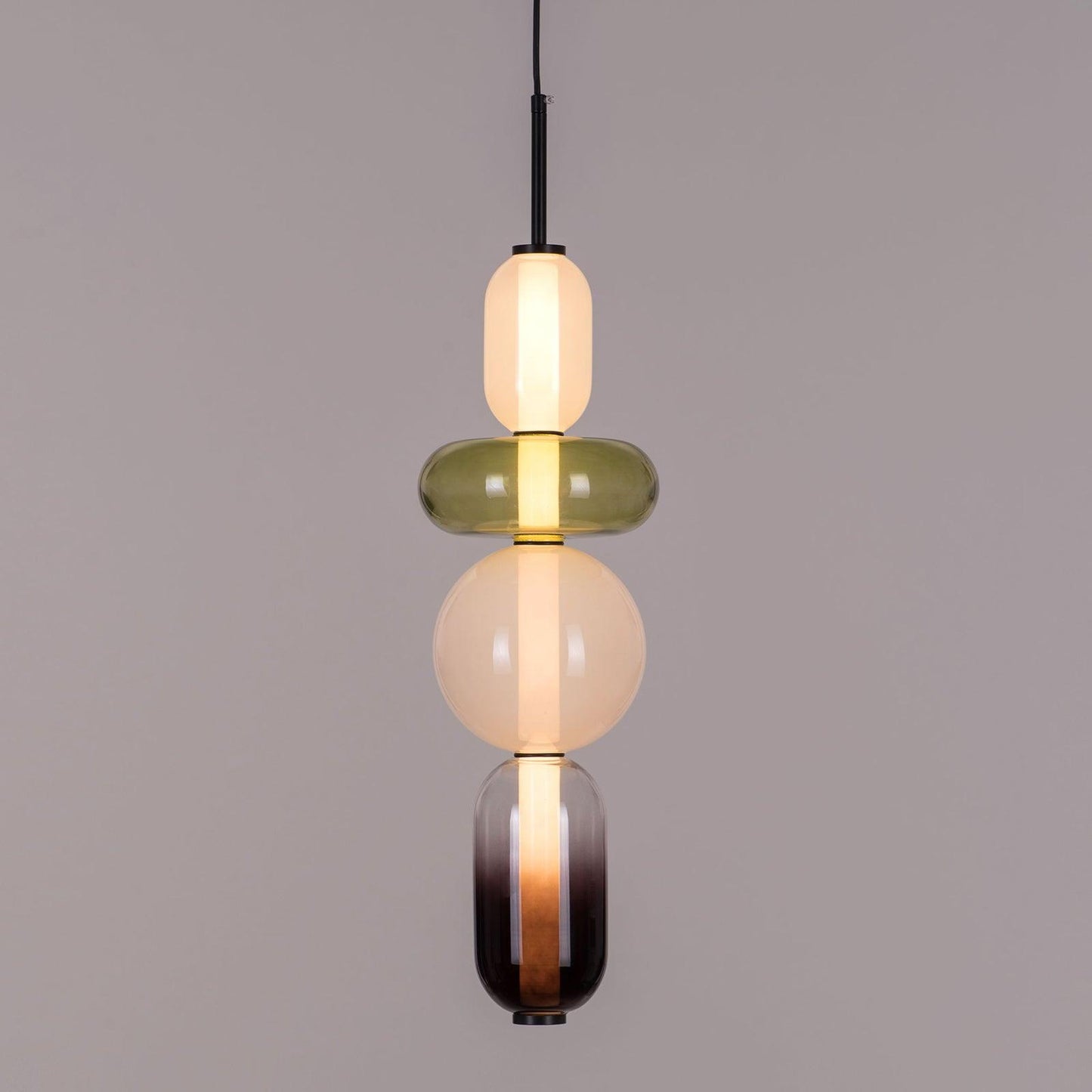 Pendant Light Made of Candied Glass