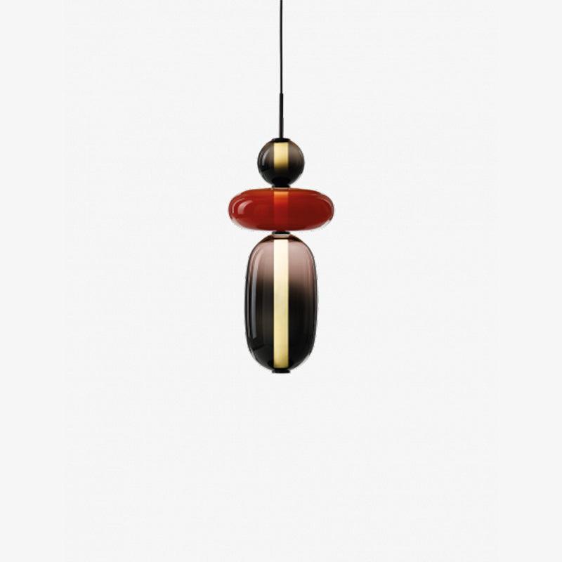 Pendant Light Made of Candied Glass