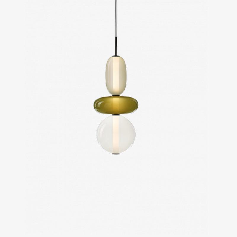 Pendant Light Made of Candied Glass