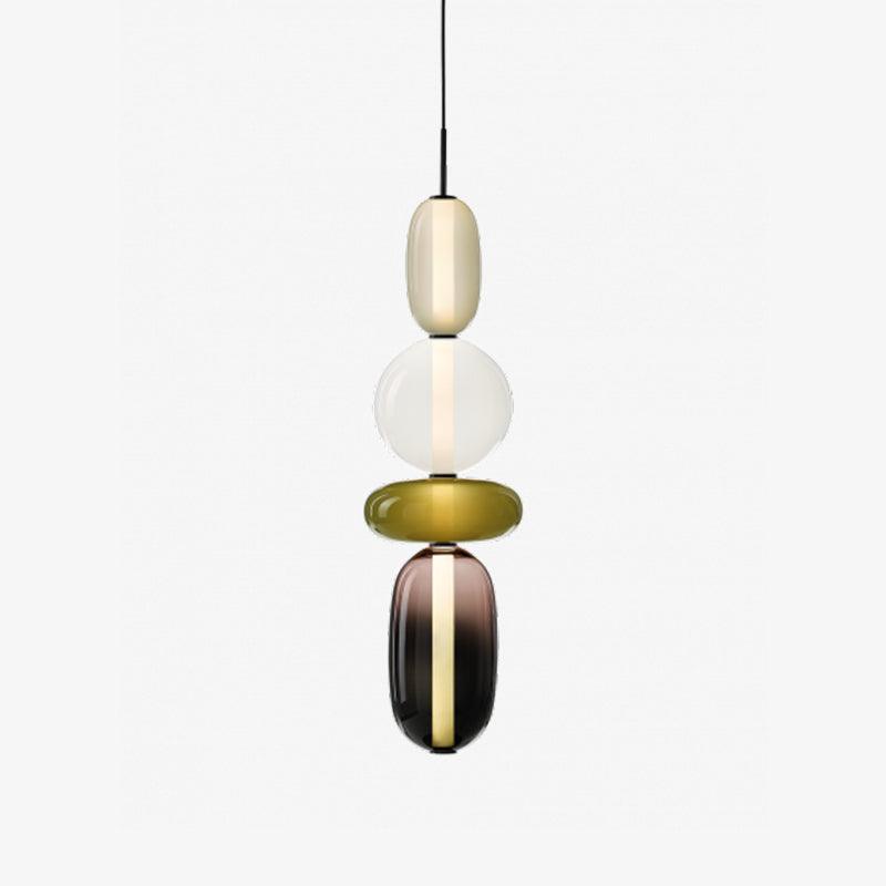 Pendant Light Made of Candied Glass