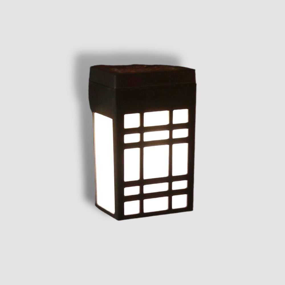 ZenGlow - Japansk solcellelampe til udendørs væg