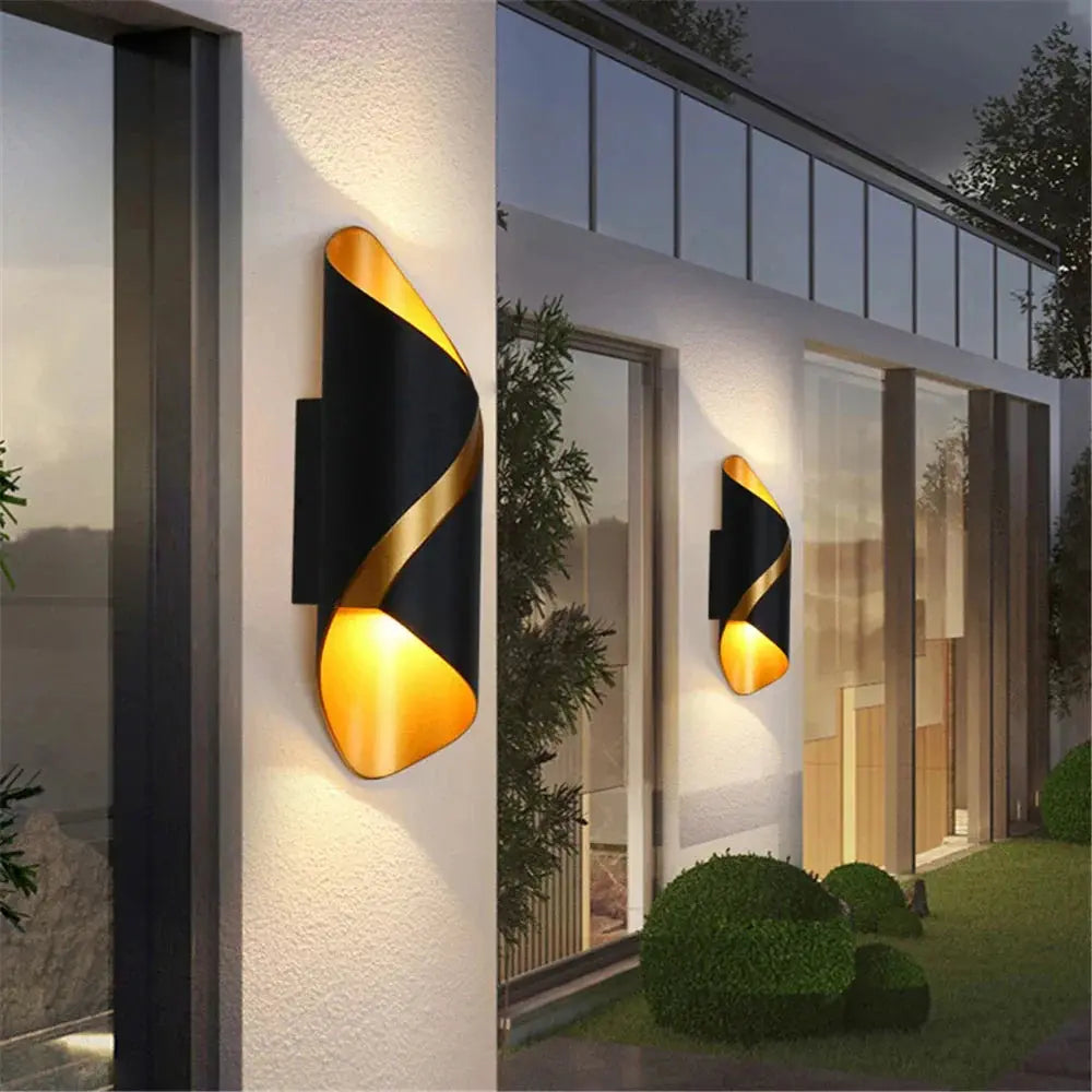 SoraGlow | Moderne LED-væglampe til udendørsområder