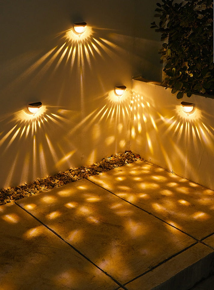 PhantomLight - Lampe Murale Solaire avec Éclairage Moderne pour l'Extérieur
