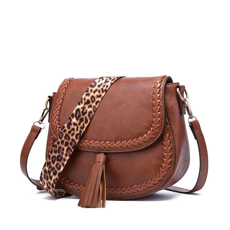 Remedios – Petit sac à bandoulière pour femmes avec décoration à pompon