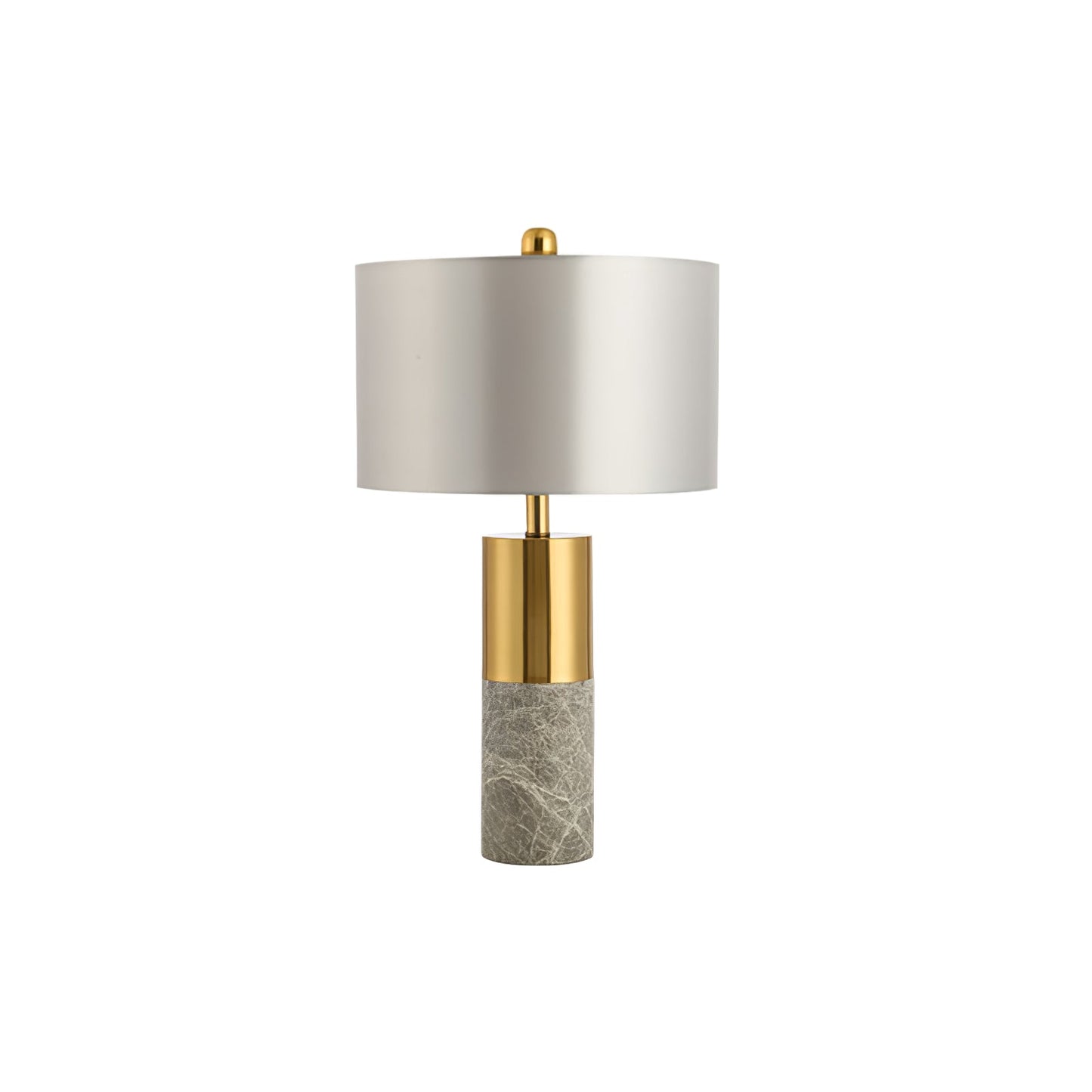 MarbleGlow - Bordlampe med stilfuld marmorfod og slankt design
