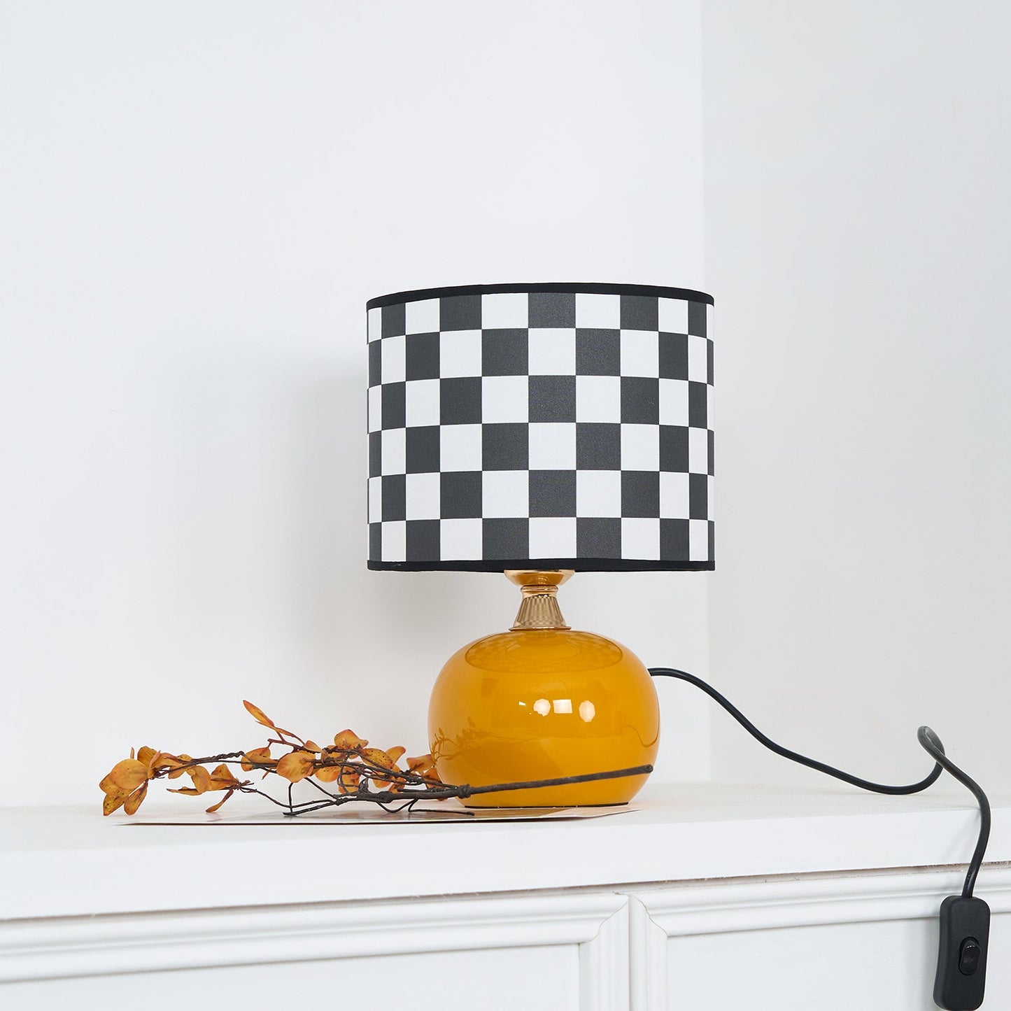 GridAura - Einzigartige geometrische Tischlampe