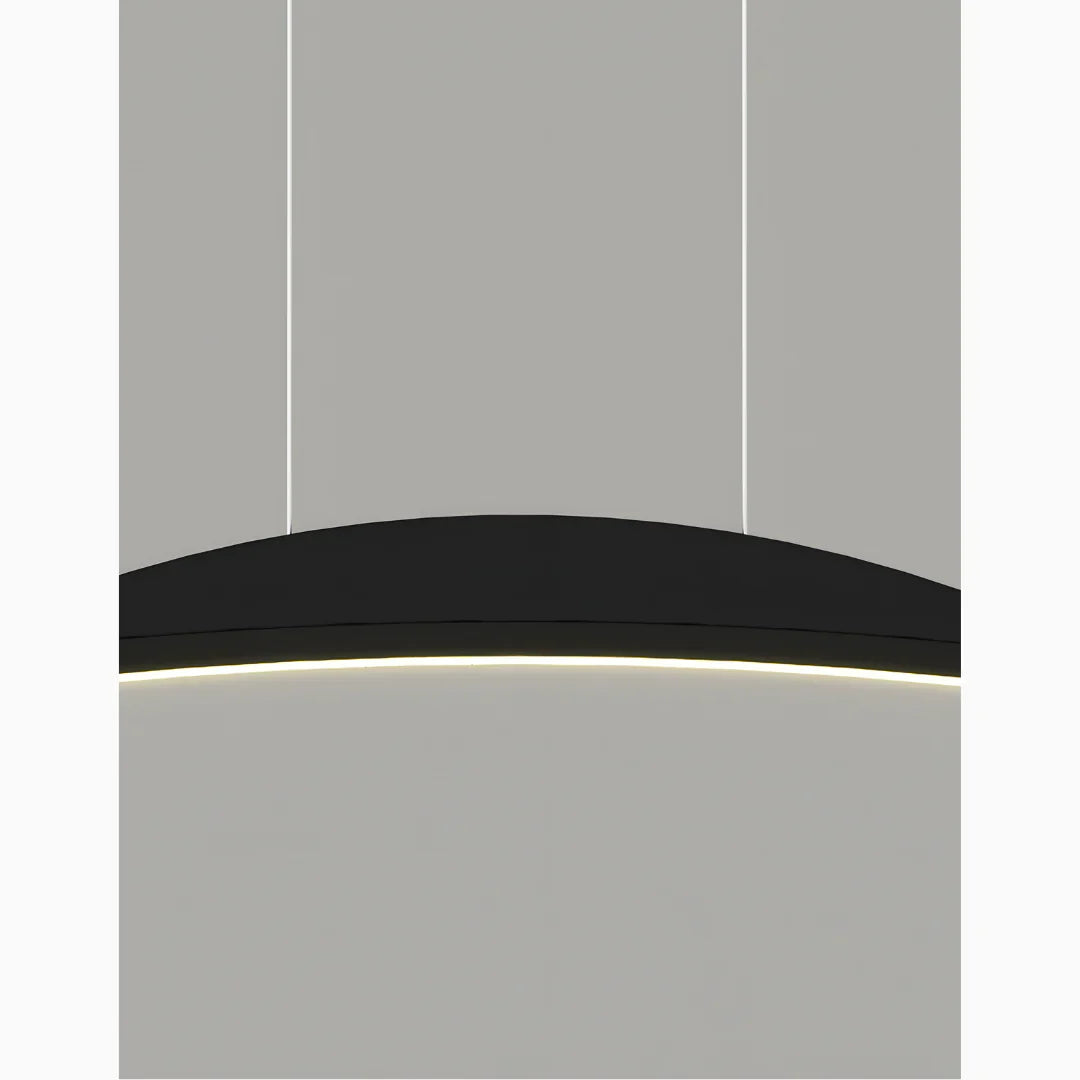 EclipseLux - Modern Black Chandelier