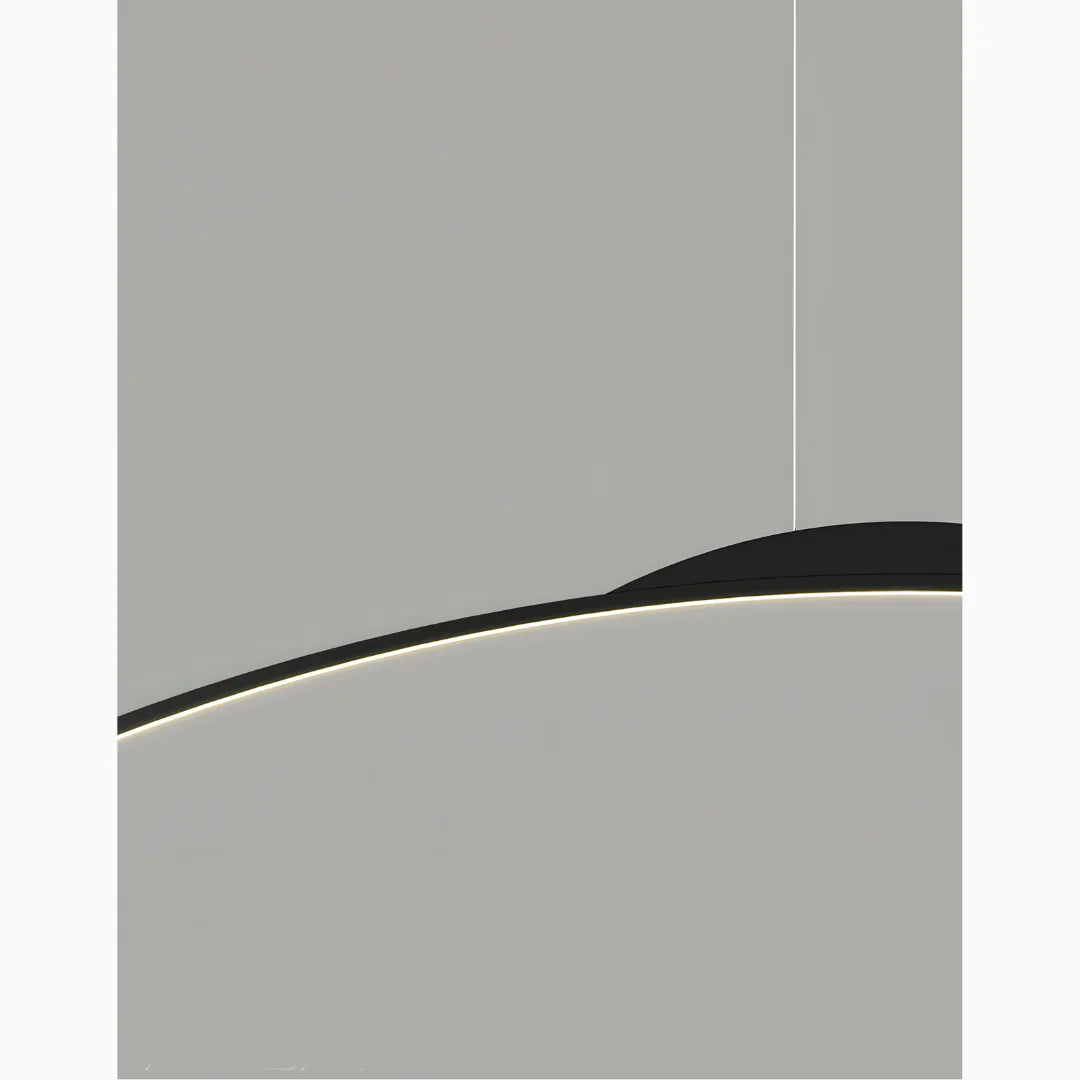 EclipseLux - Modern Black Chandelier