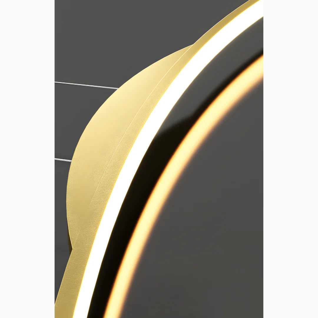 EclipseLux - Modern Black Chandelier