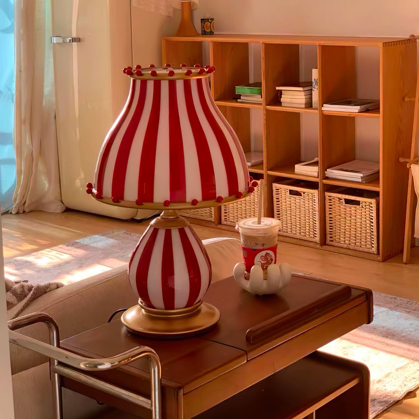 TroupGlow - Lampe de table inspirée du cirque avec une illumination vive
