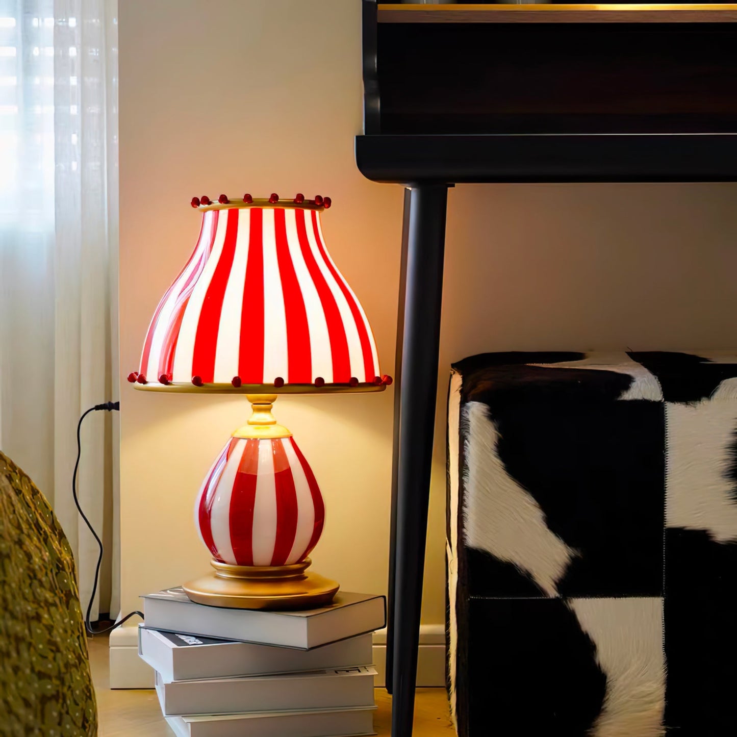 TroupGlow - Lampe de table inspirée du cirque avec une illumination vive