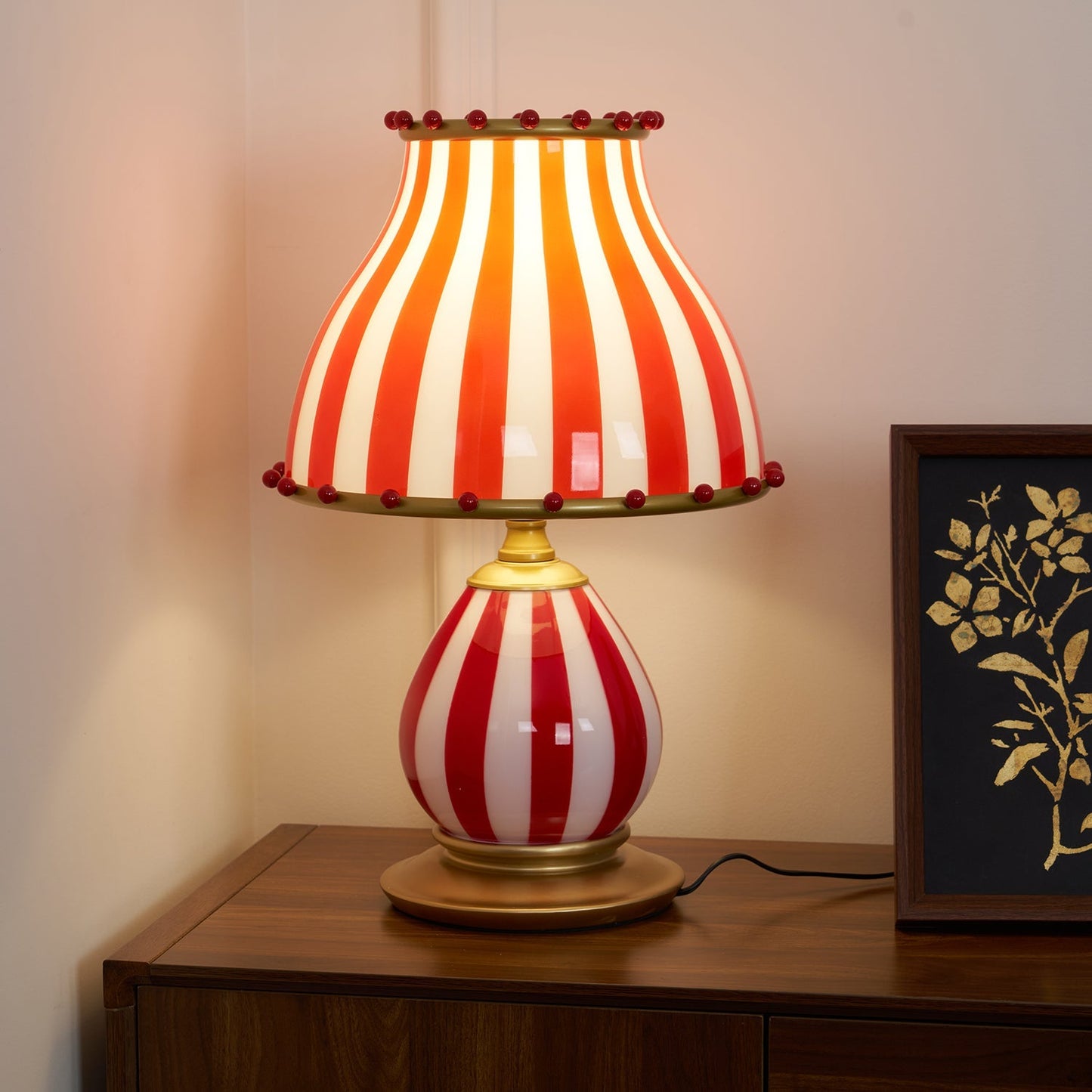 TroupGlow - Lampe de table inspirée du cirque avec une illumination vive