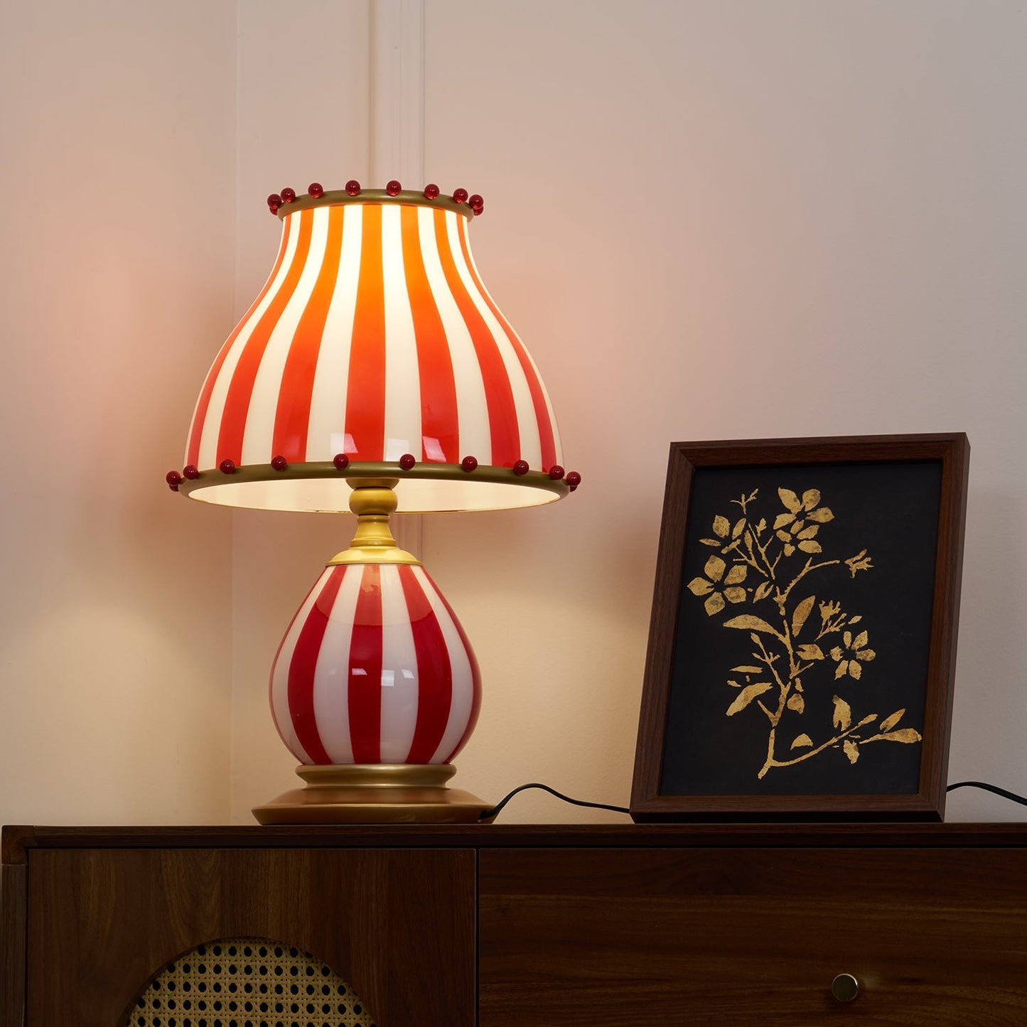 TroupGlow - Lampe de table inspirée du cirque avec une illumination vive