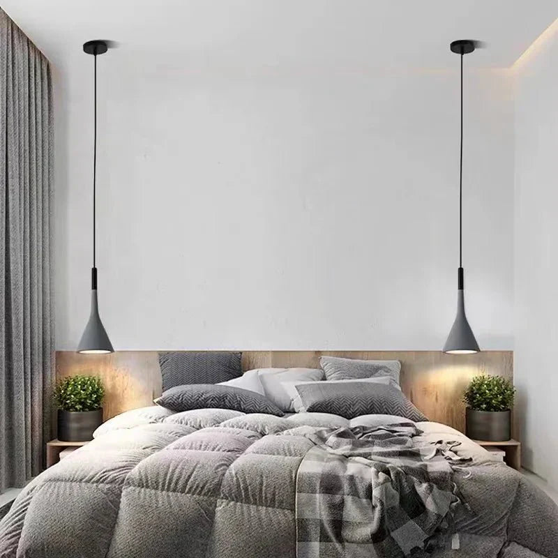 LuminaForm - Modern Pendant Light in Aluminium with Flexible Cable