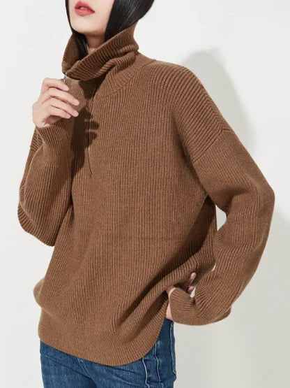 CashmereZip - Elegant Jumper