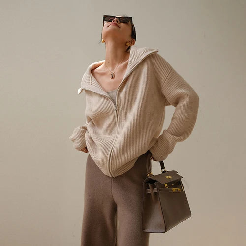 CashmereZip - Elegant Jumper