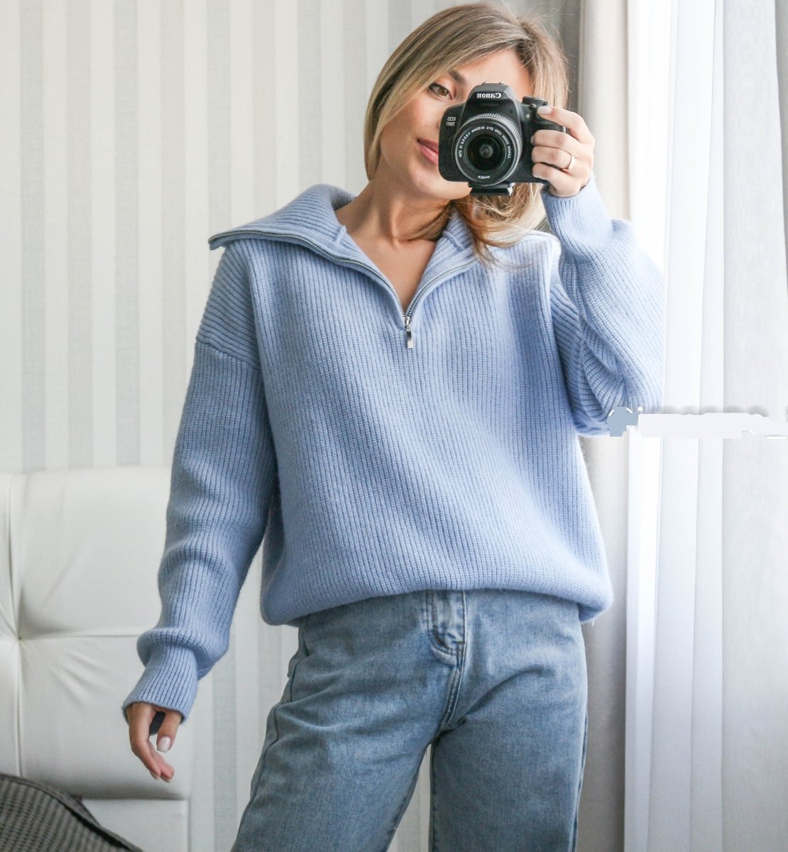 CashmereZip - Elegant Jumper