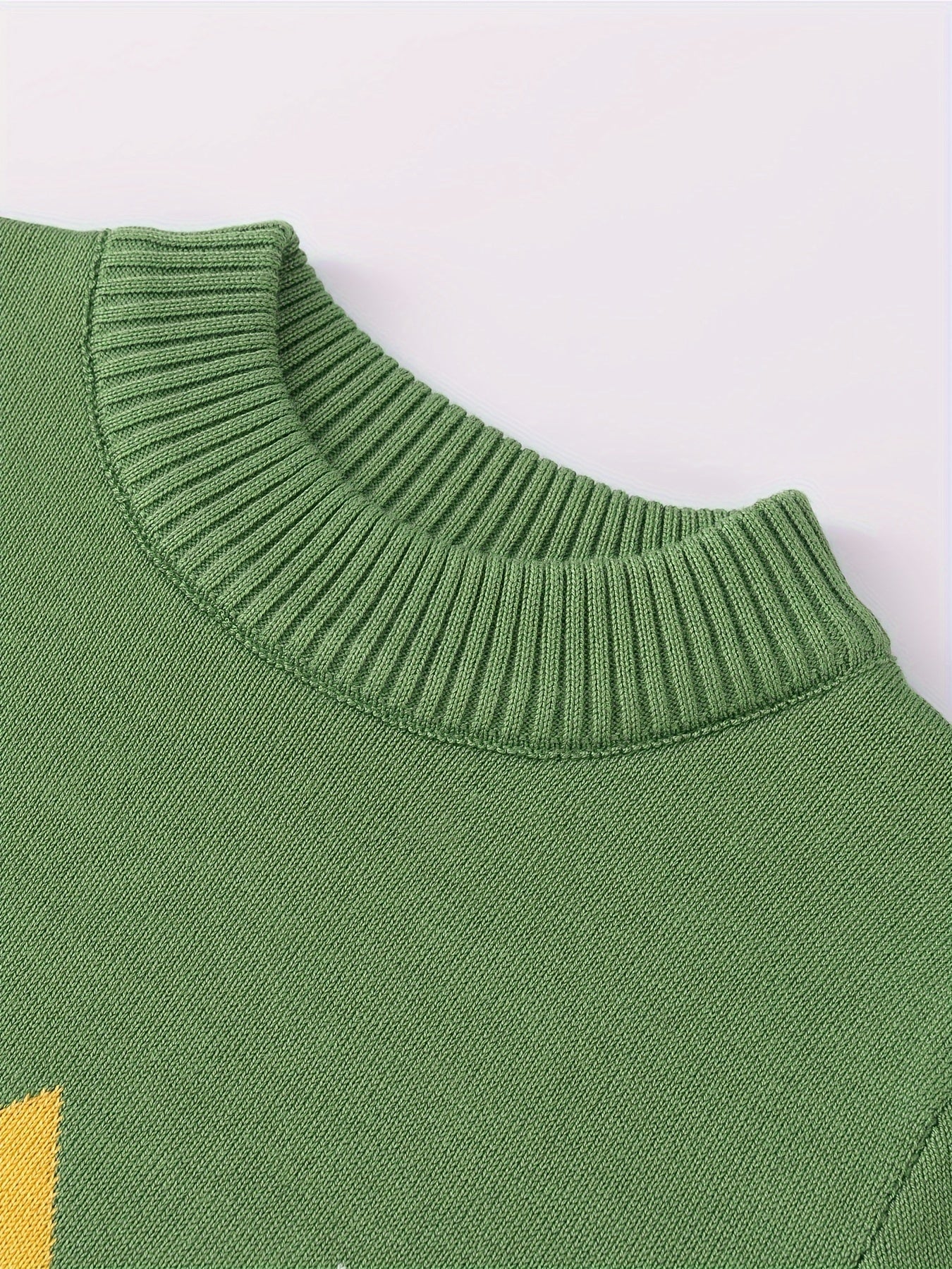 Boys' Knitted Jumper for Children - Jade
