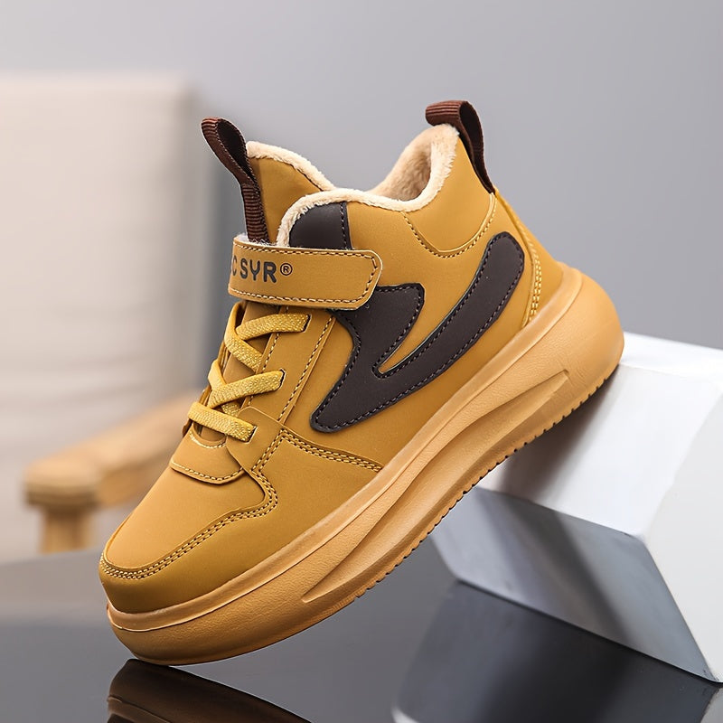 Moderne, komfortable lave sneakers med fleecefor til drenge - Jack