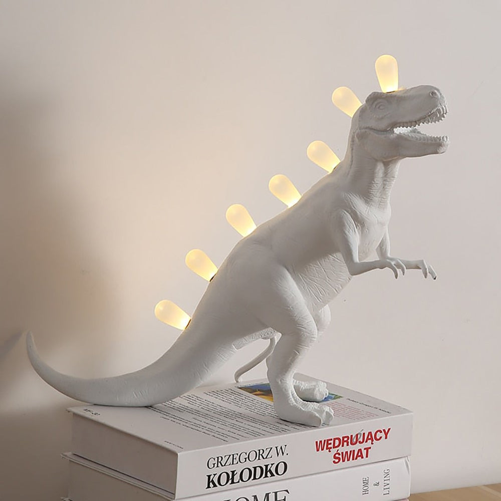 DinoLite - Kreativ Bordlampe med Oplyst Bagside