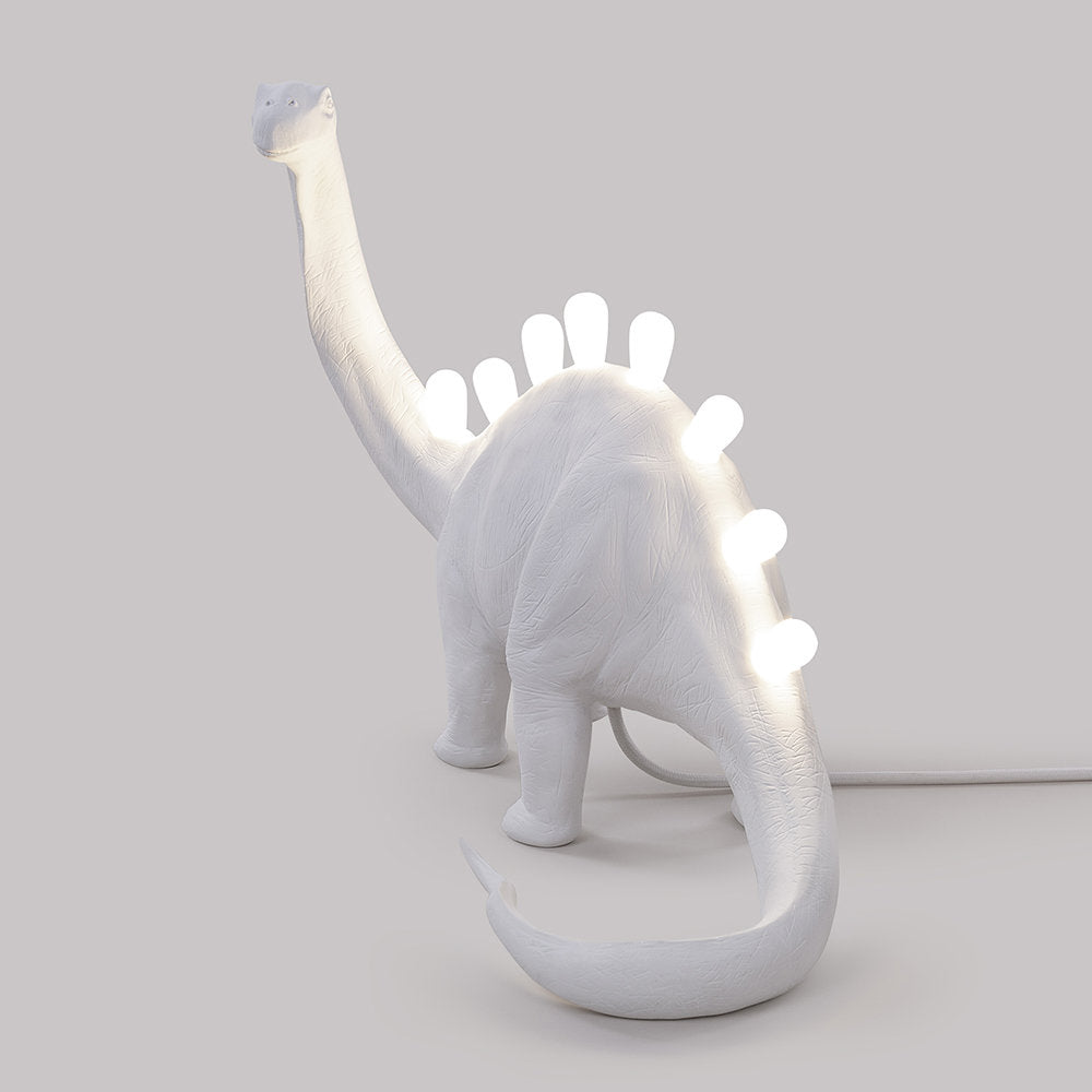 DinoLite - Kreativ Bordlampe med Oplyst Bagside