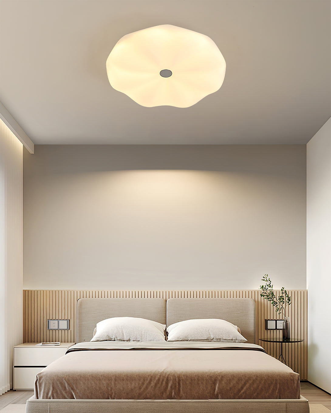 LuxeDonut - Ceiling Lamp with Sleek Curves and Subtle Lighting