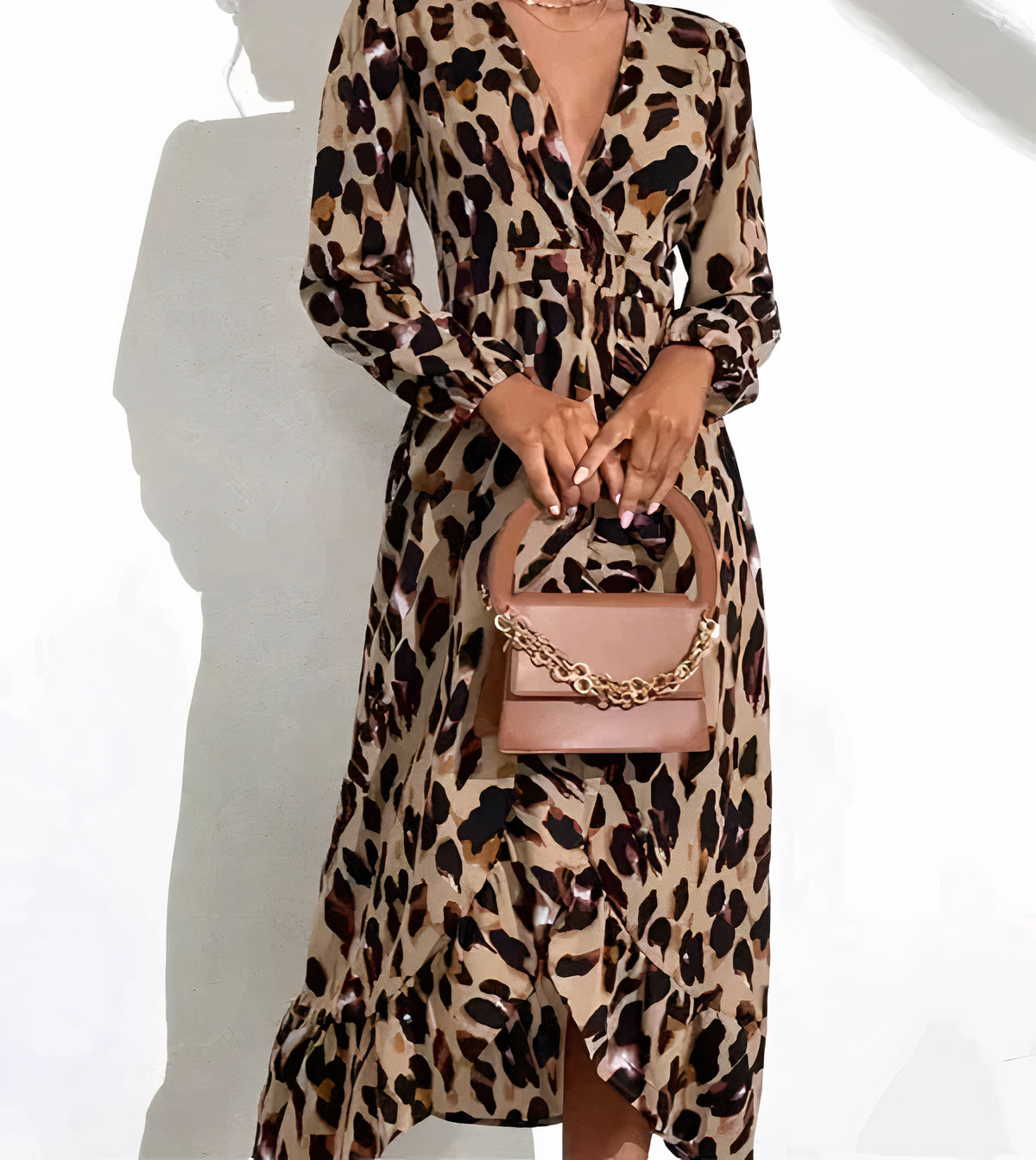 Robe col en V - Sandra