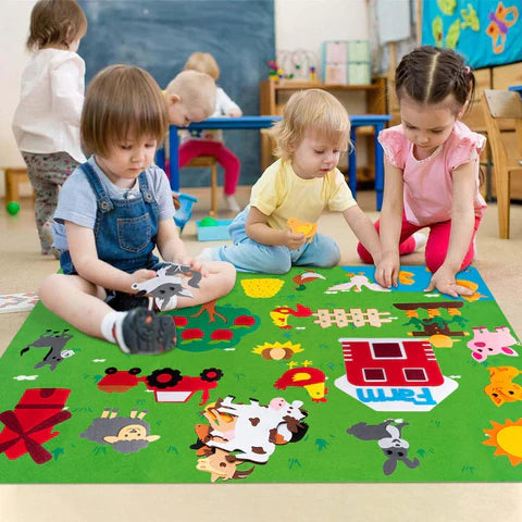 VelvetiKIDS - Tableau en feutre pour tout-petits