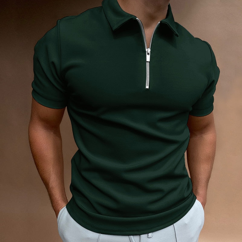Polo pour homme avec zip - Berlin