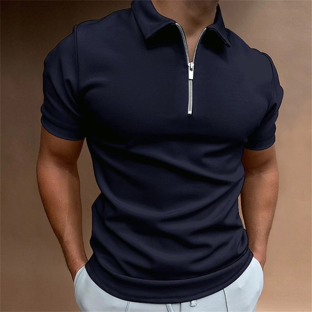 Polo pour homme avec zip - Berlin