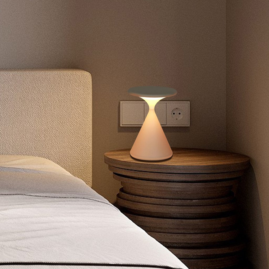 GlowSand - Stilvolle Sanduhr-Tischlampe