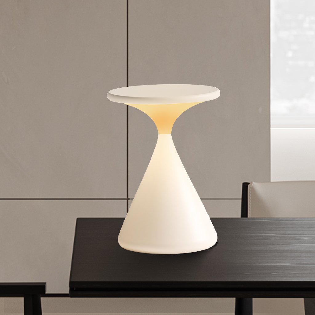 GlowSand - Stilvolle Sanduhr-Tischlampe