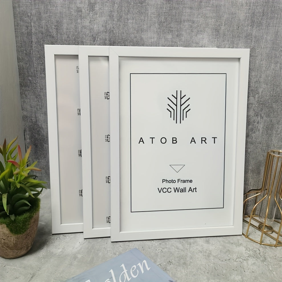 TimberFrame - Elegantes Holz-Fotorahmen-Set
