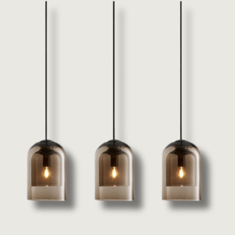 CrystalLume - Stylish Glass Ceiling Light
