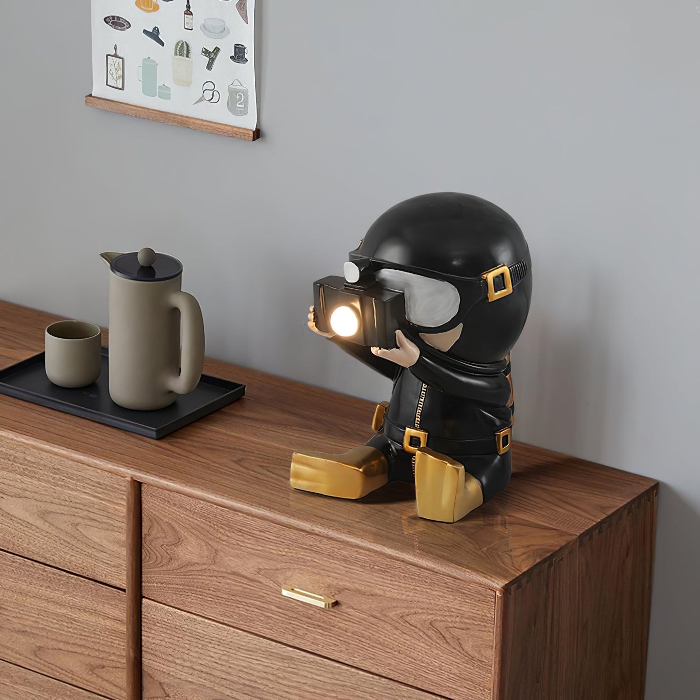 DiverGlow - Tafellamp met eigentijds ontwerp en zachte lichtverdeling