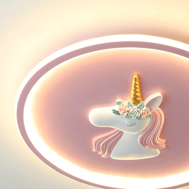 UnicornLuxe - Loftlampe med magisk enhjørningdesign og intim belysning