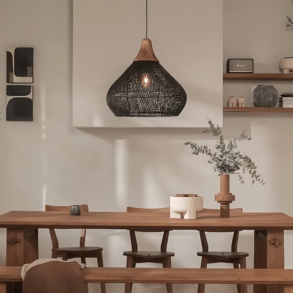 RattanDream - Boho-inspirierte handgefertigte Pendelleuchte