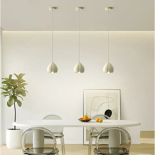 RusticAura - French Style Cream-Coloured Pendant Light