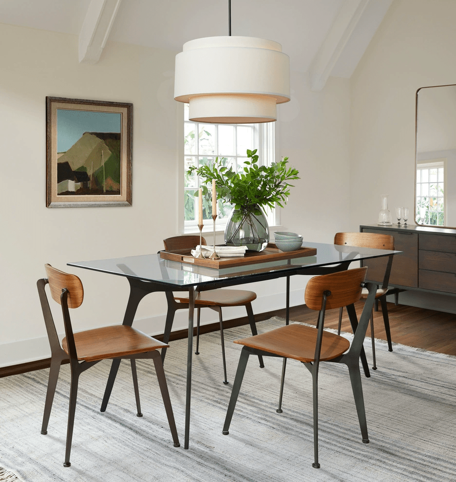 LinenBeam | Elegant Beige Pendant Lamp with LED Compatibility