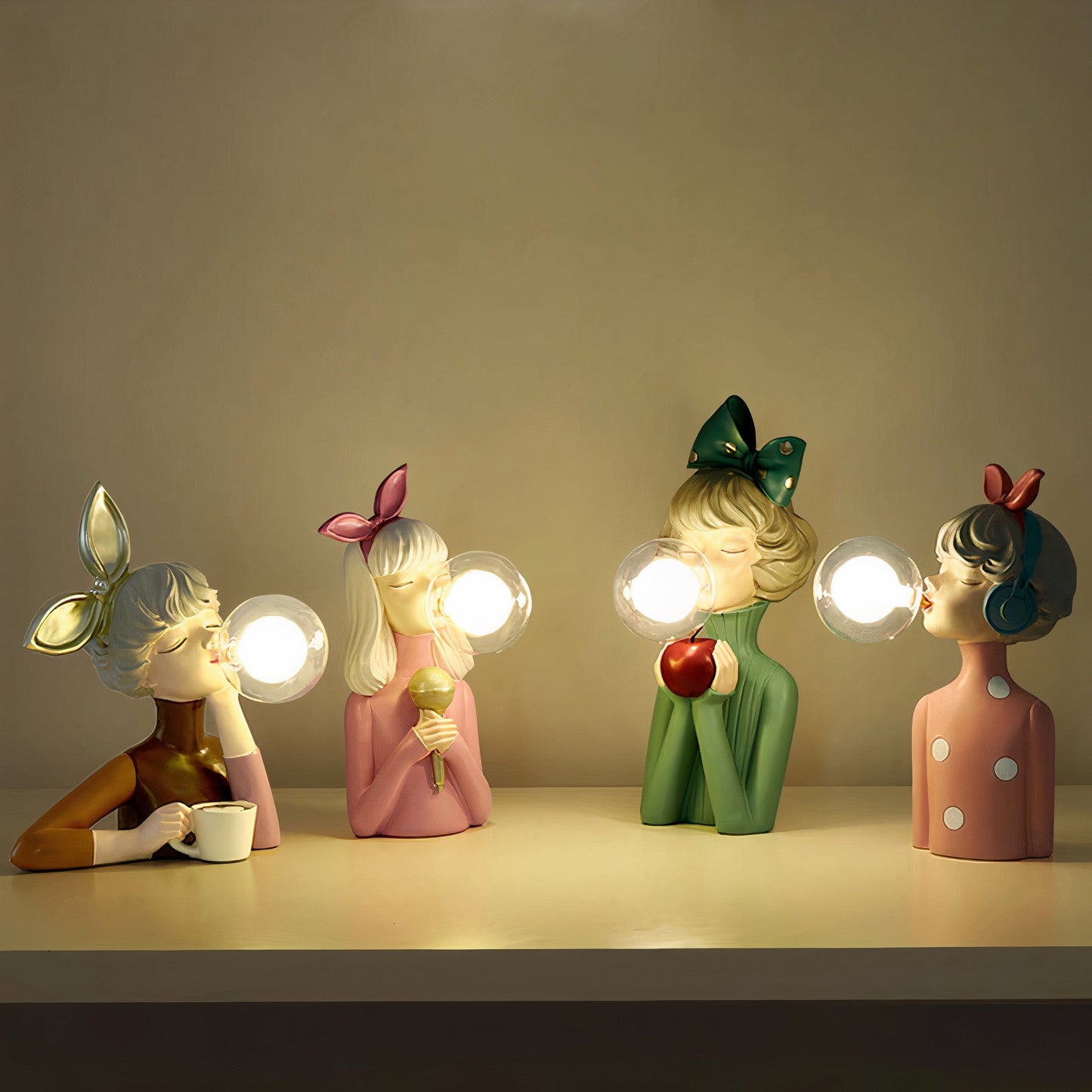 Håndverkersøstre | Håndlaget bordlampe