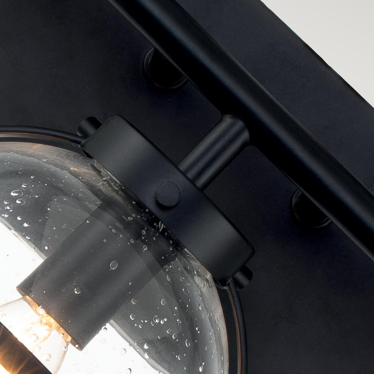 BrassLuxe - 3-Light Wall Lamp Black