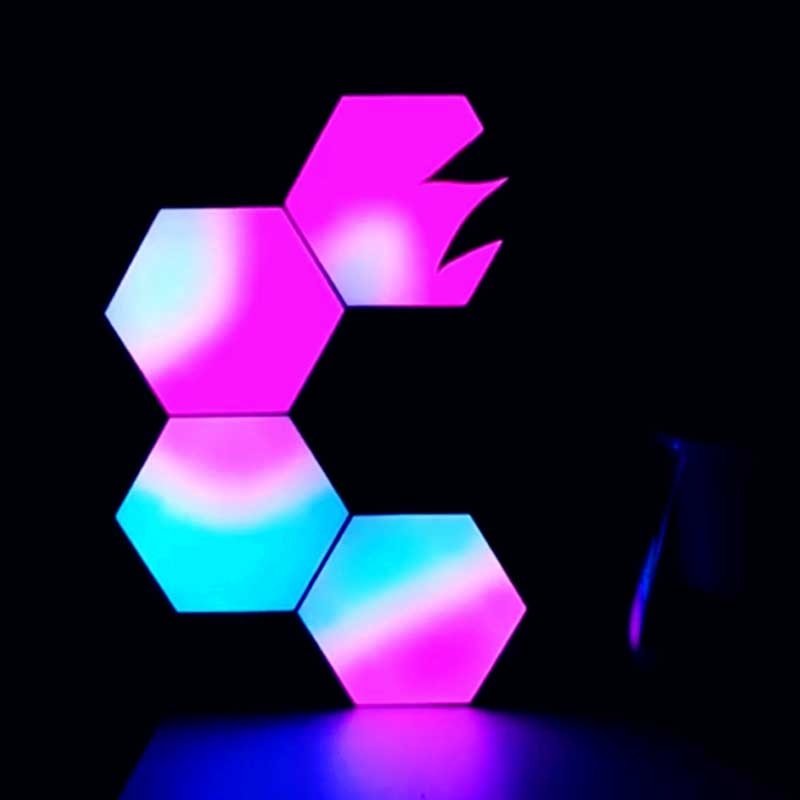 HiveLight - Sekskantet Modulær Lampe